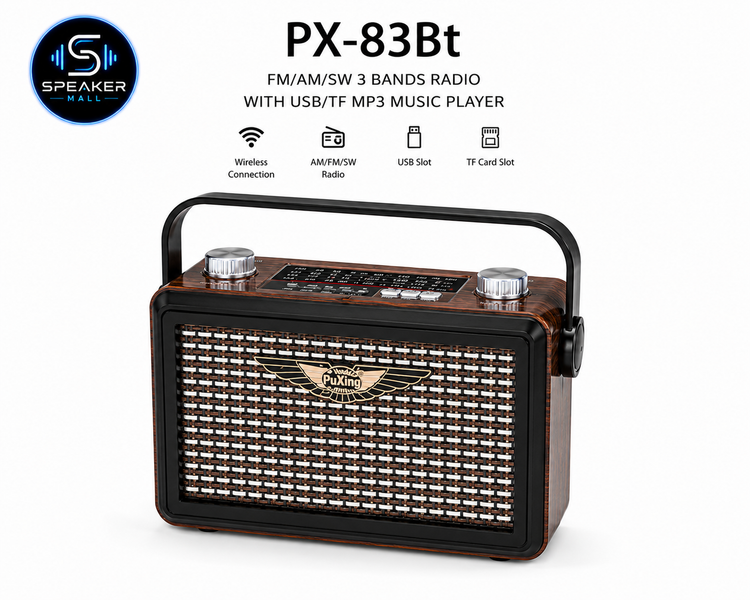 رادیو قابل حمل PuXing مدل px-83bt